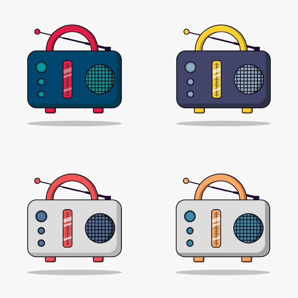 Vector radio set