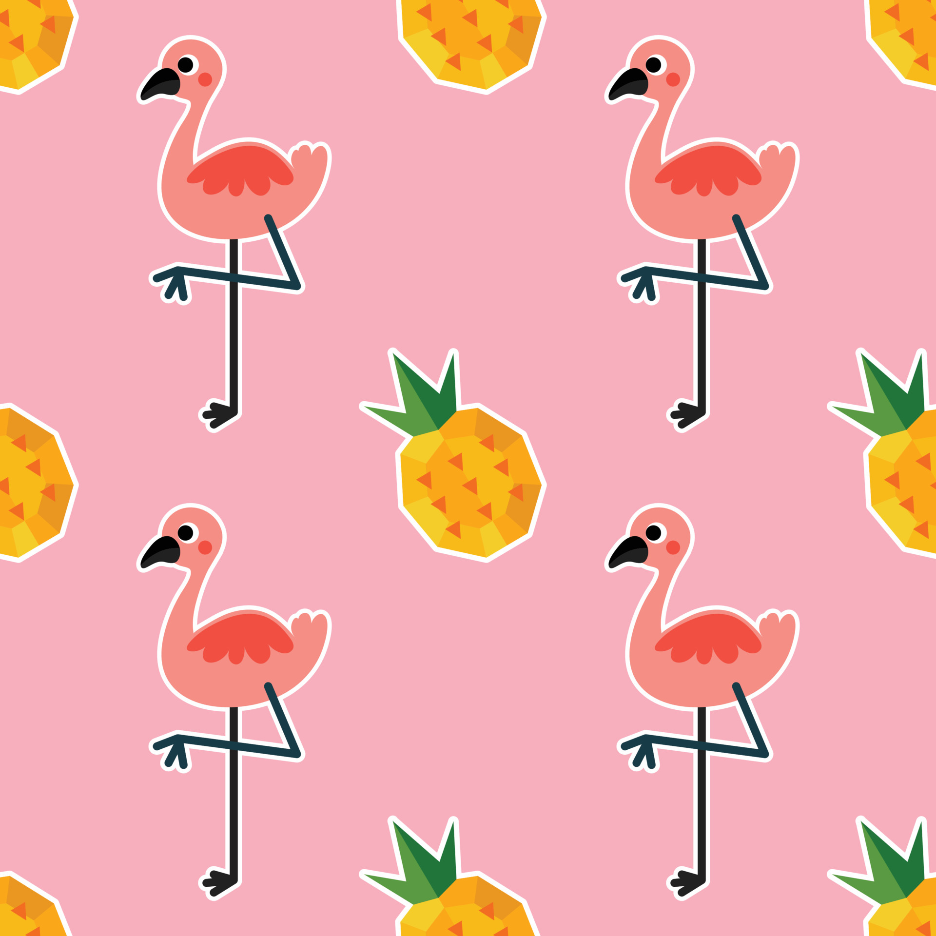 Seamless cute tropical mix fruits Watermelon Cherry Orange Lemon Lime  Grapefruit pattern on green background design for backdrop wallpaper  poster postcard and cover bookSummer concept Stock Vector  Adobe Stock