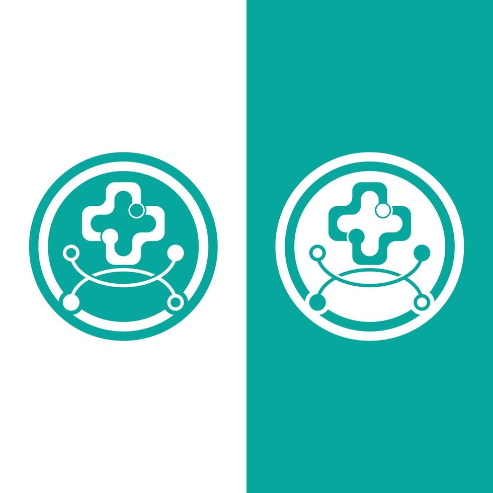 health medical logo design vector