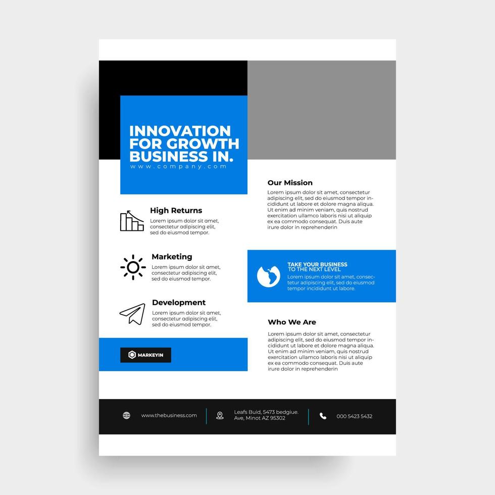 Brochure template layout design. Corporate business annual report, catalog, magazine, brochure, flyer mockup. vector