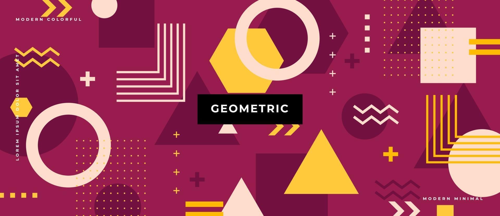 Pattern Hipster Abstract. Form Geometric Line Shapes. fashion style seamless background. vector