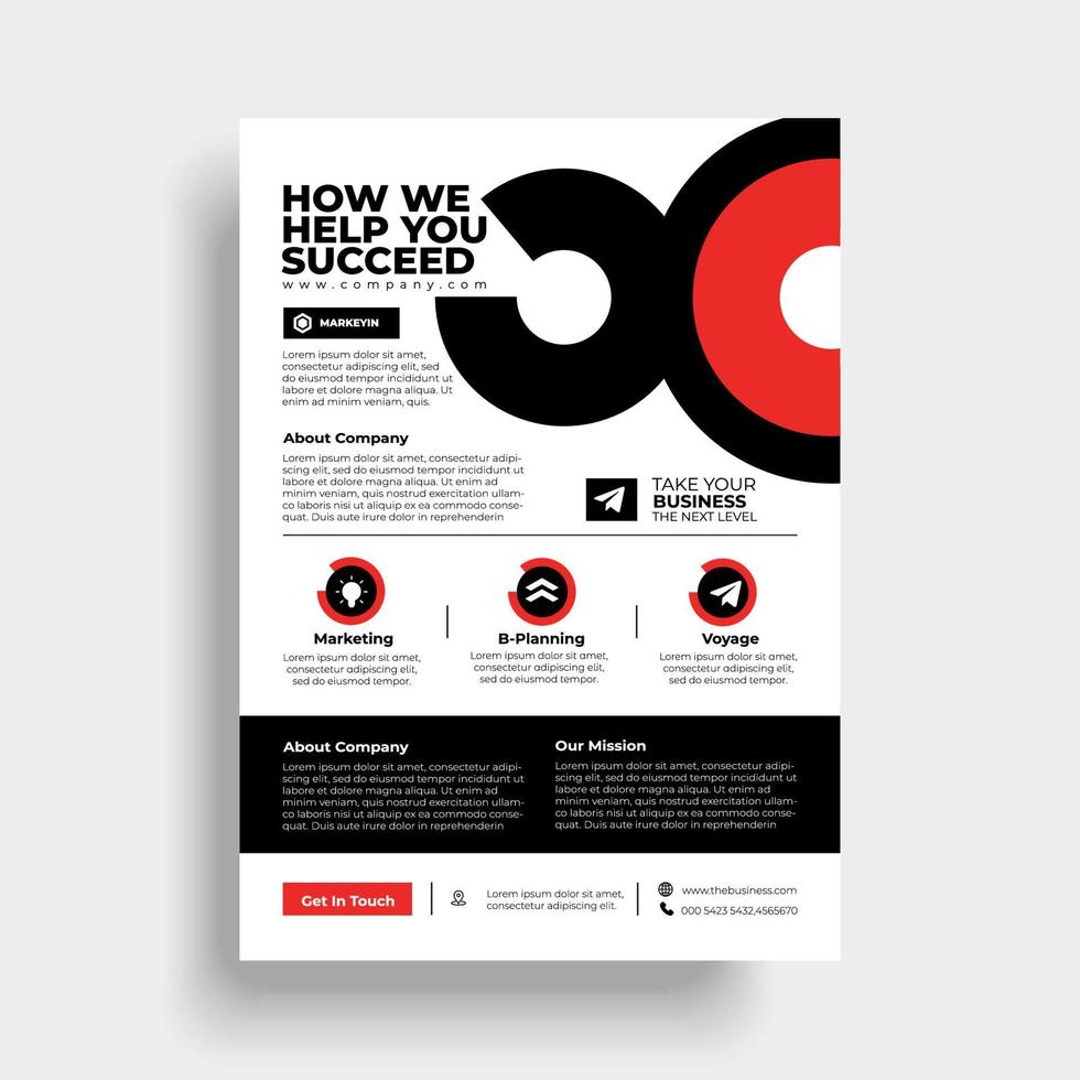 informe cartel volante folleto folleto diseño de portada diseño espacio para foto vector