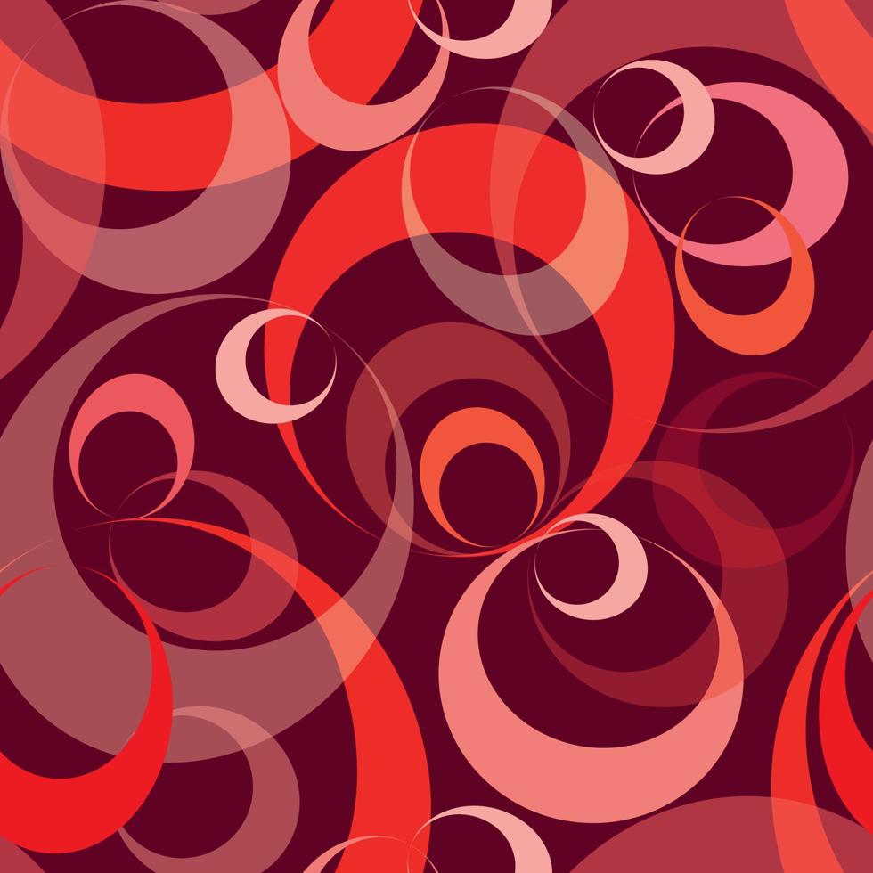 círculo abstracto de patrones sin fisuras. burbuja de fondo ornamental. vector