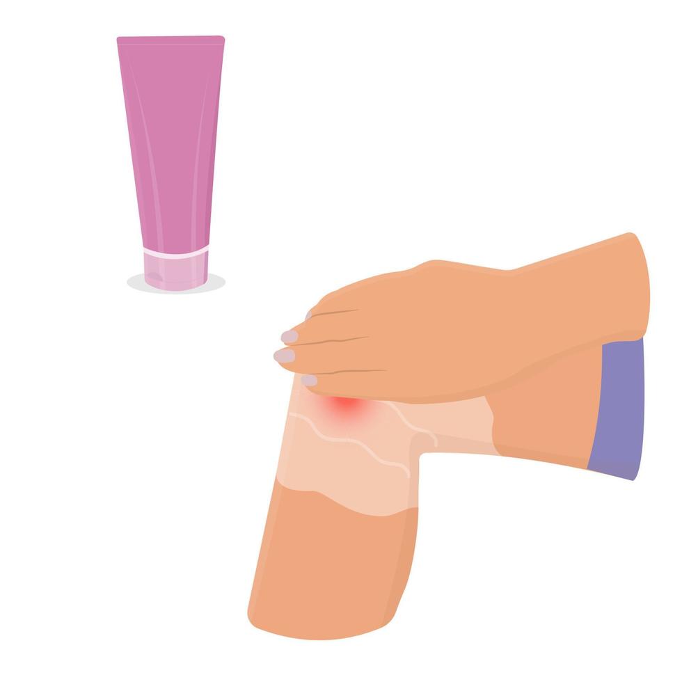 Ointment. Vector illustration