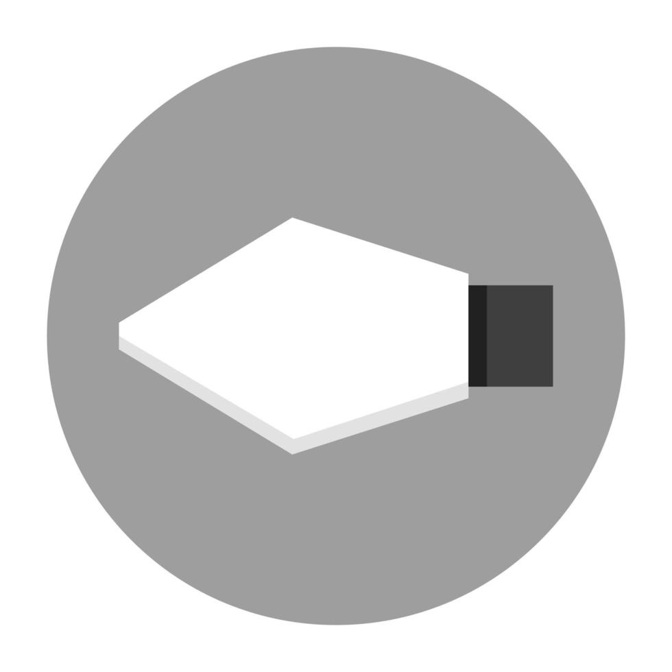 Arrow on white background vector