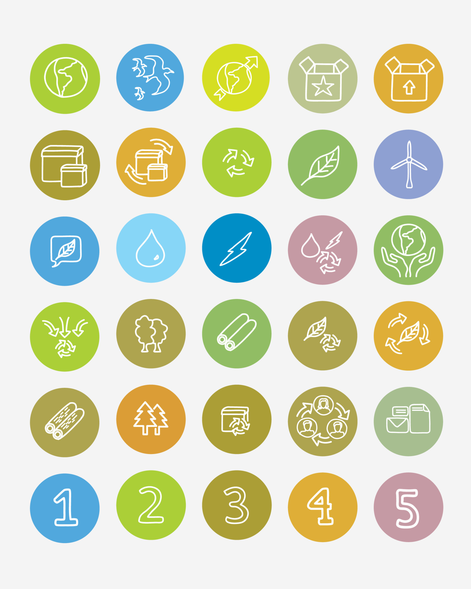 Ecology icons. Creative freehand drawn pictograms. Icons of nature,  packaging, climate, animals, climate change, sustainable energy, recycling, renewable  energy, composting, 4571895 Vector Art at Vecteezy