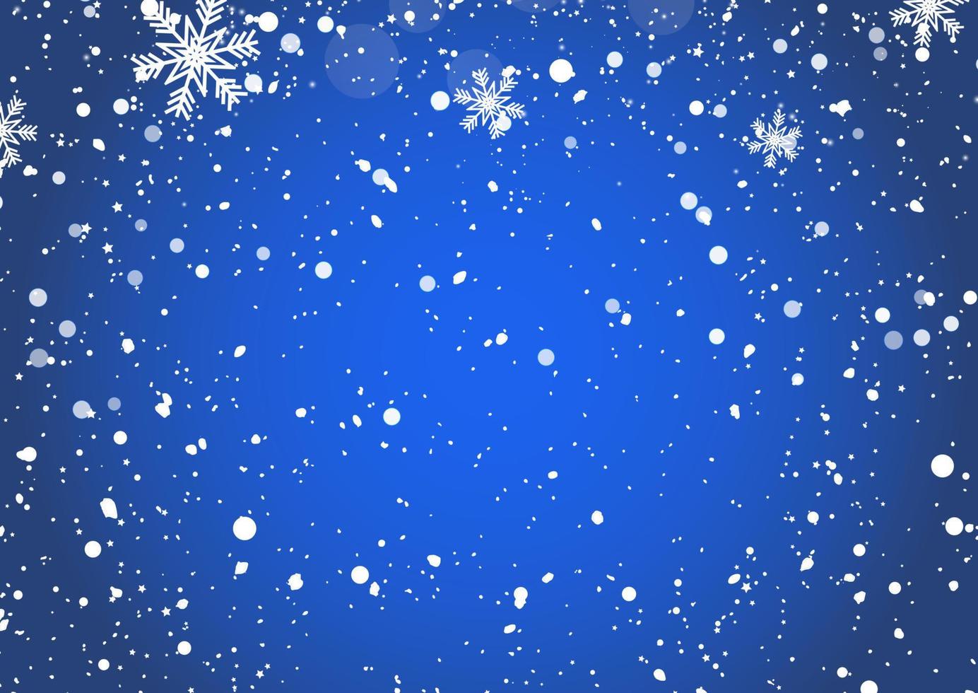 christmas snowflake background vector