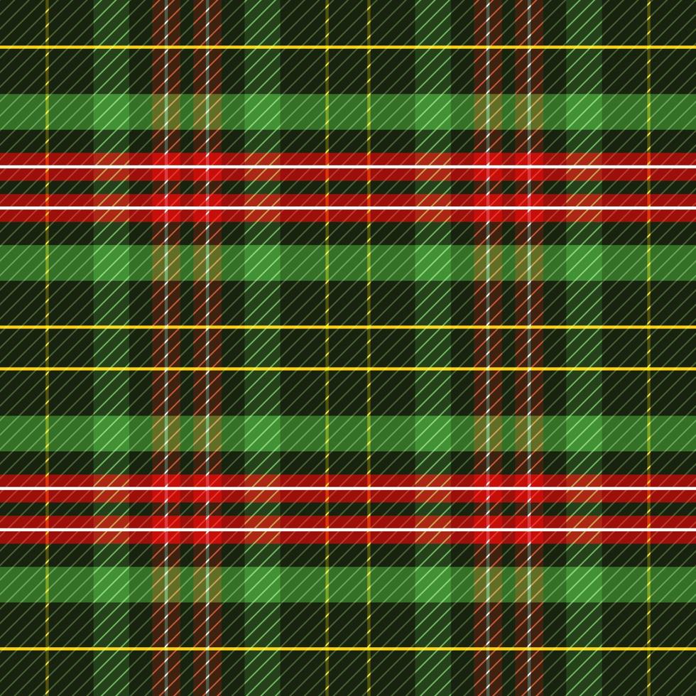 Christmas background with a plaid pattern vector