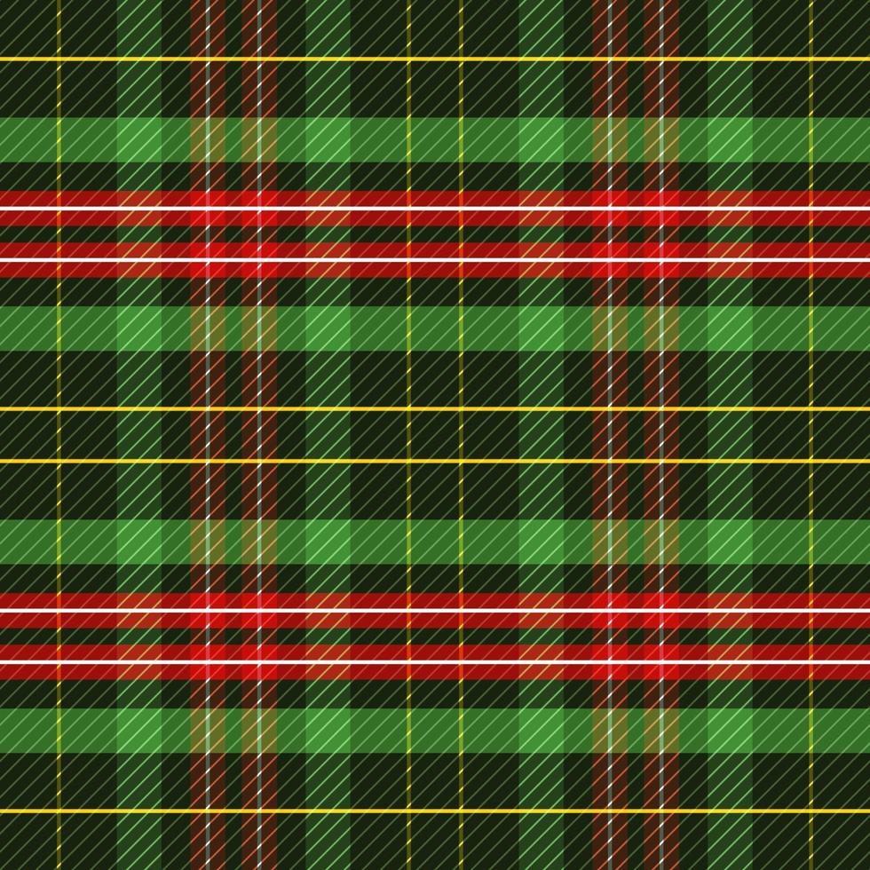 Christmas background with a plaid pattern vector