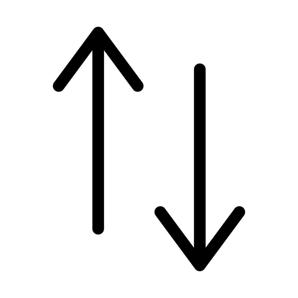 Swap Line Icon vector