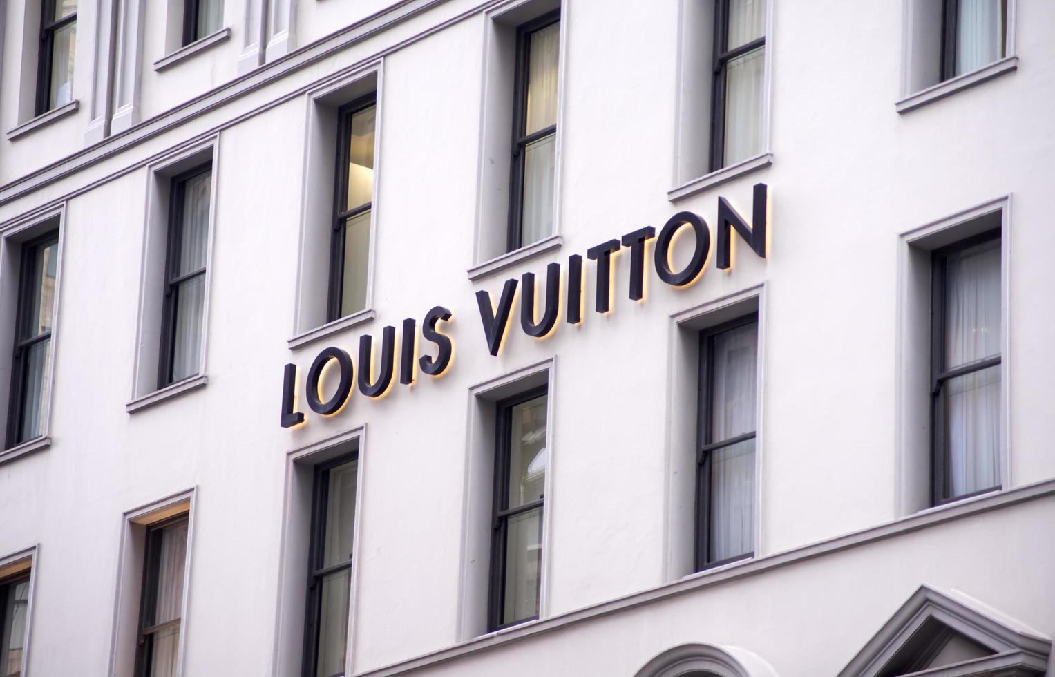 SYDNEY, AUSTRALIA, FEBRUARY 9, 2015 - View at Louis Vuitton shop in Sydney,  Australia. Louis Vuitton is a French fashion house founded in 1854 and one  of world's leading international fashion houses.