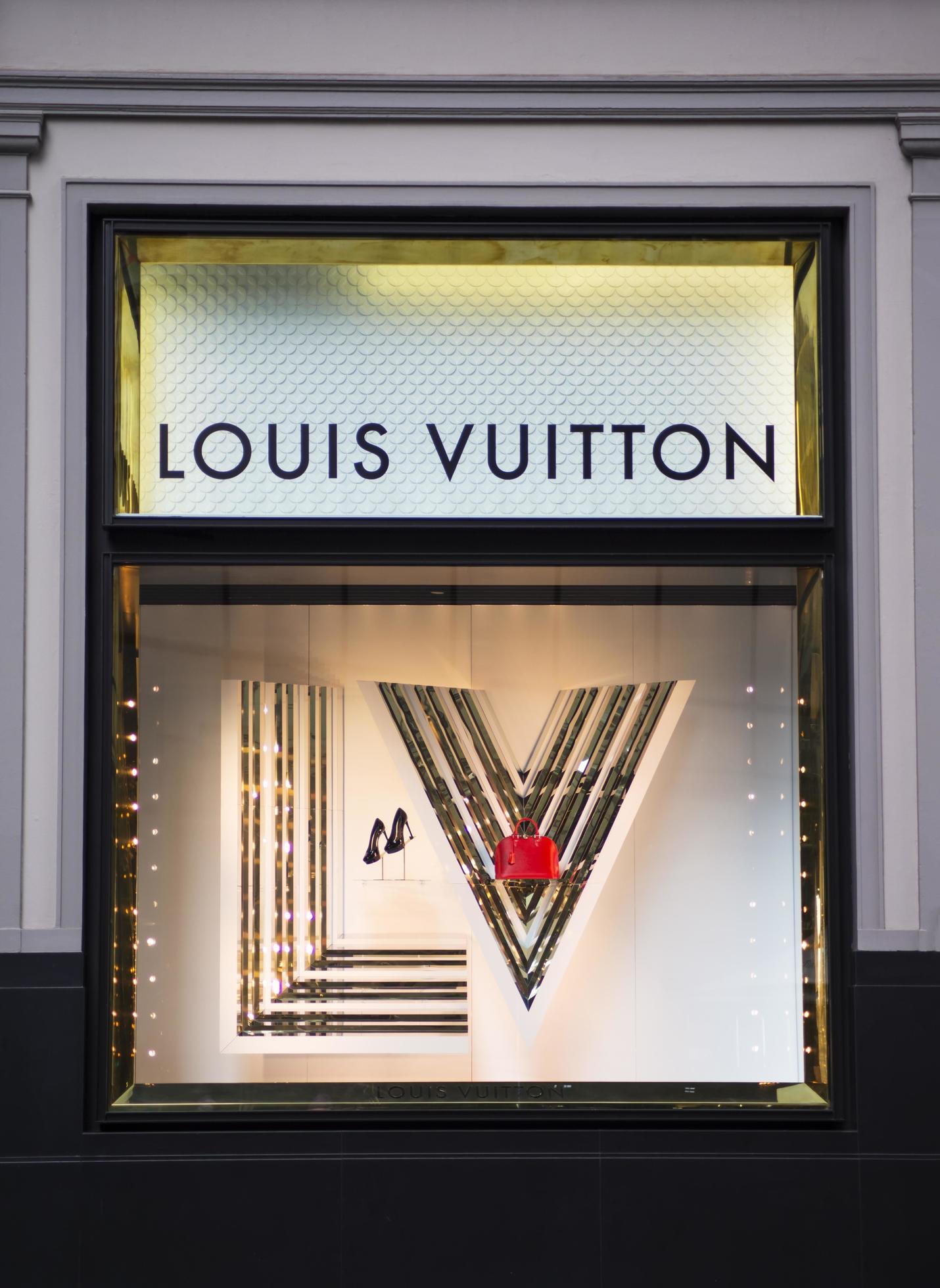 SYDNEY, AUSTRALIA, FEBRUARY 9, 2015 - View at Louis Vuitton shop