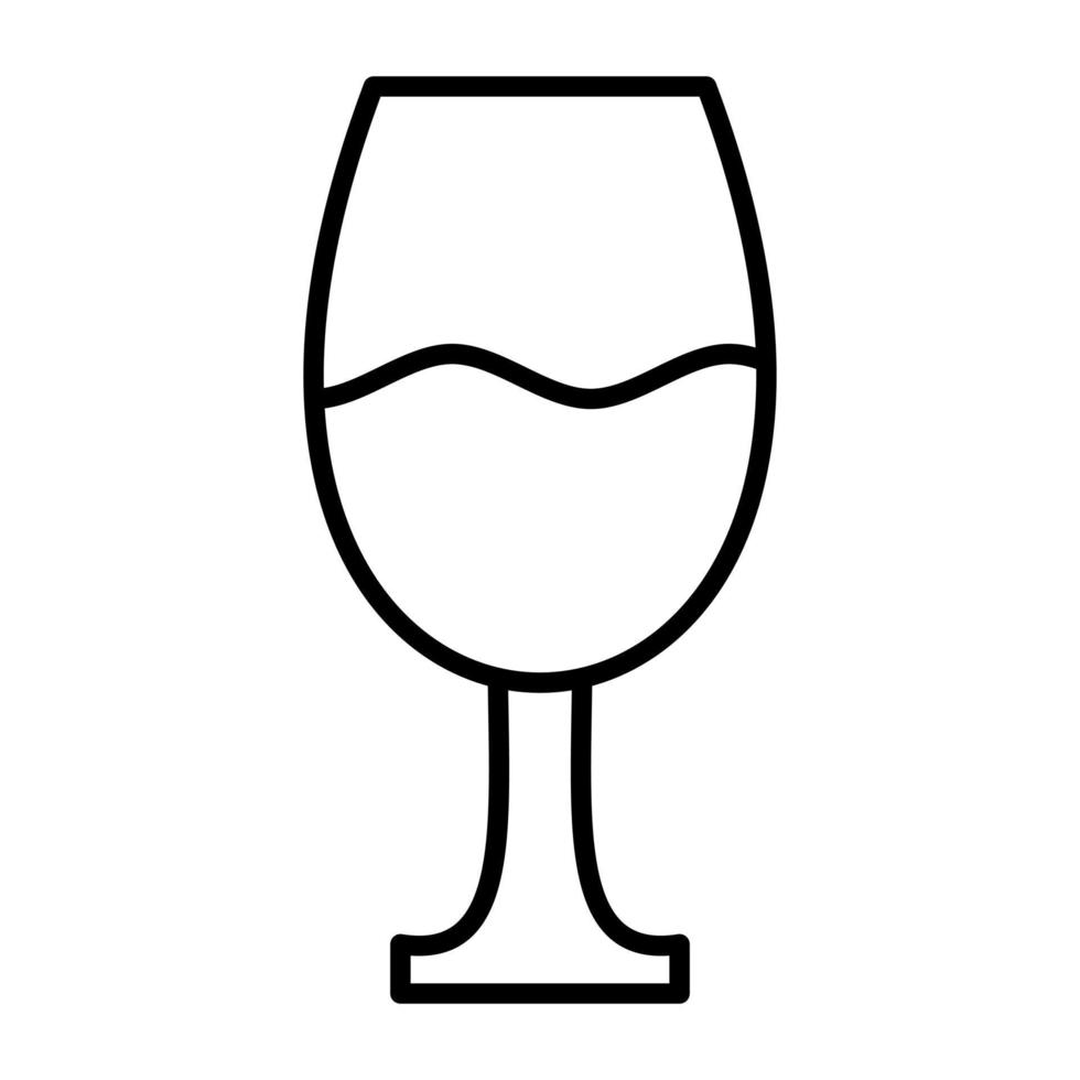 Drink Line Icon vector