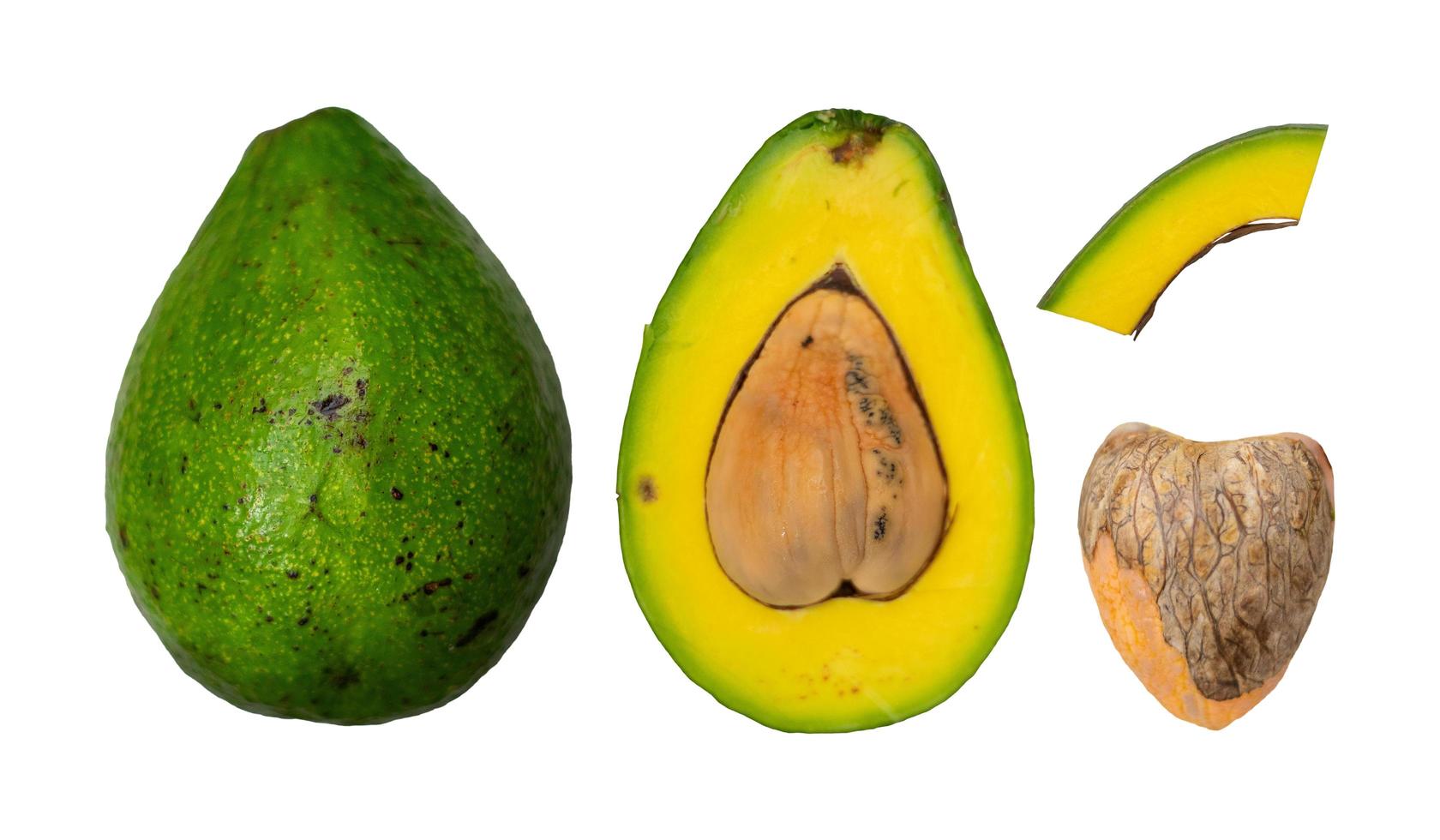 Avocado composition for background design. Tropical fruit styled into patterns for wallpaper photo