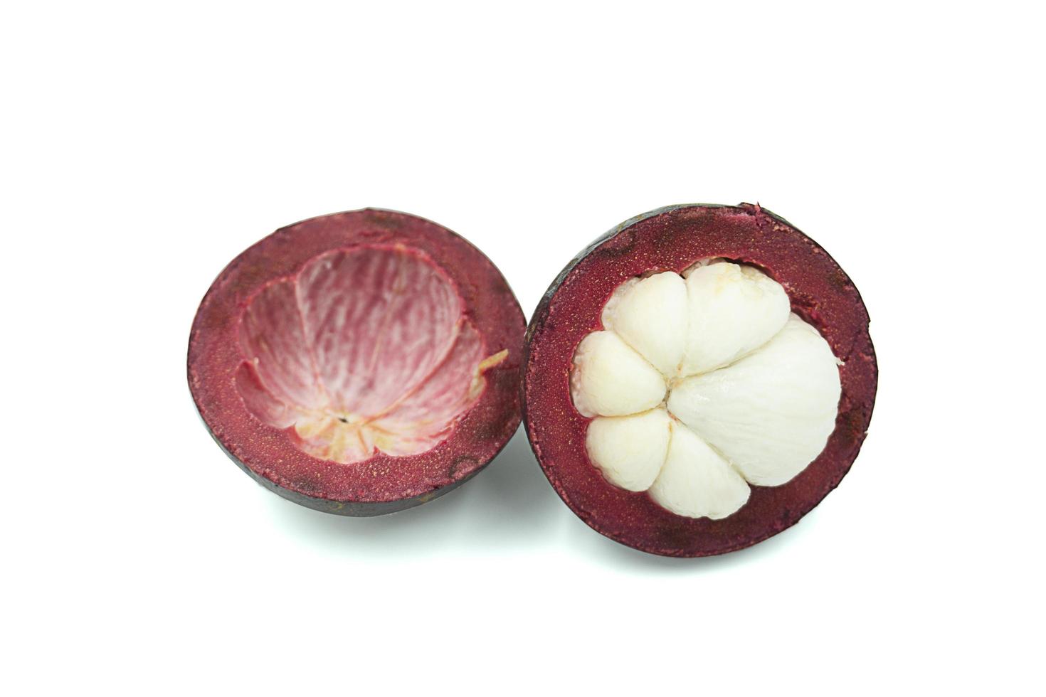 mangosteen isolated on white background photo