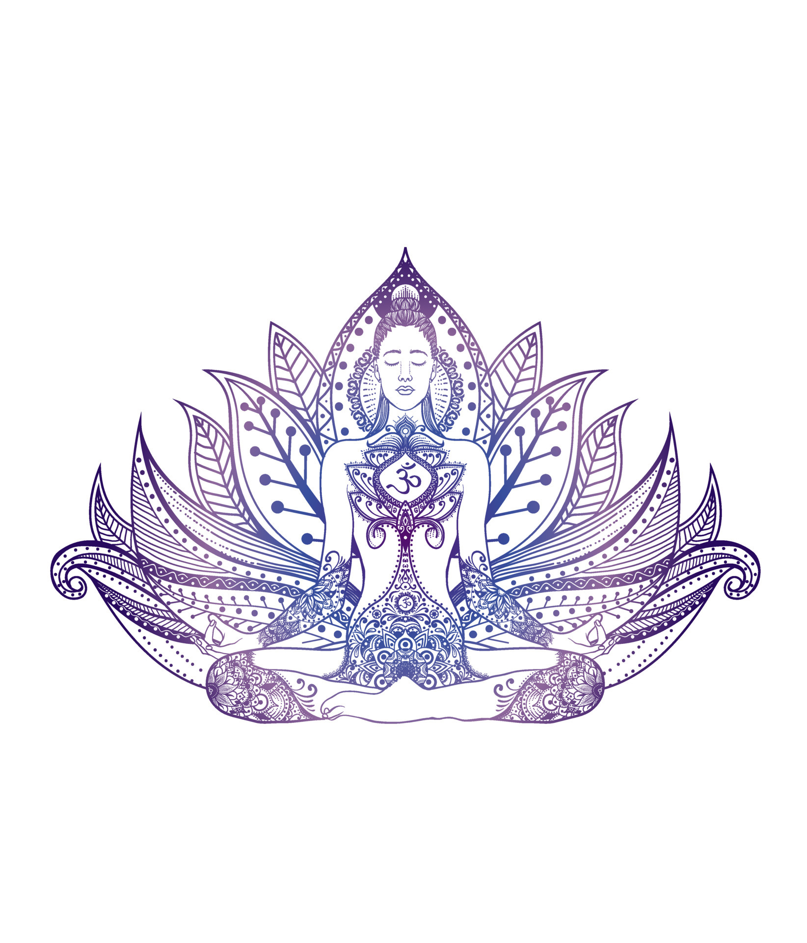 illustration vector mandala yoga meditation pose 4573627 Vector Art at  Vecteezy