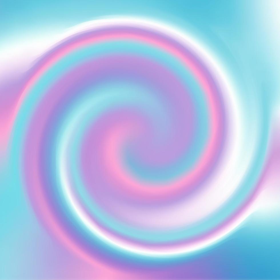 fondo del remolino del arco iris. arco iris degradado radial de espiral retorcida. ilustración vectorial. vector