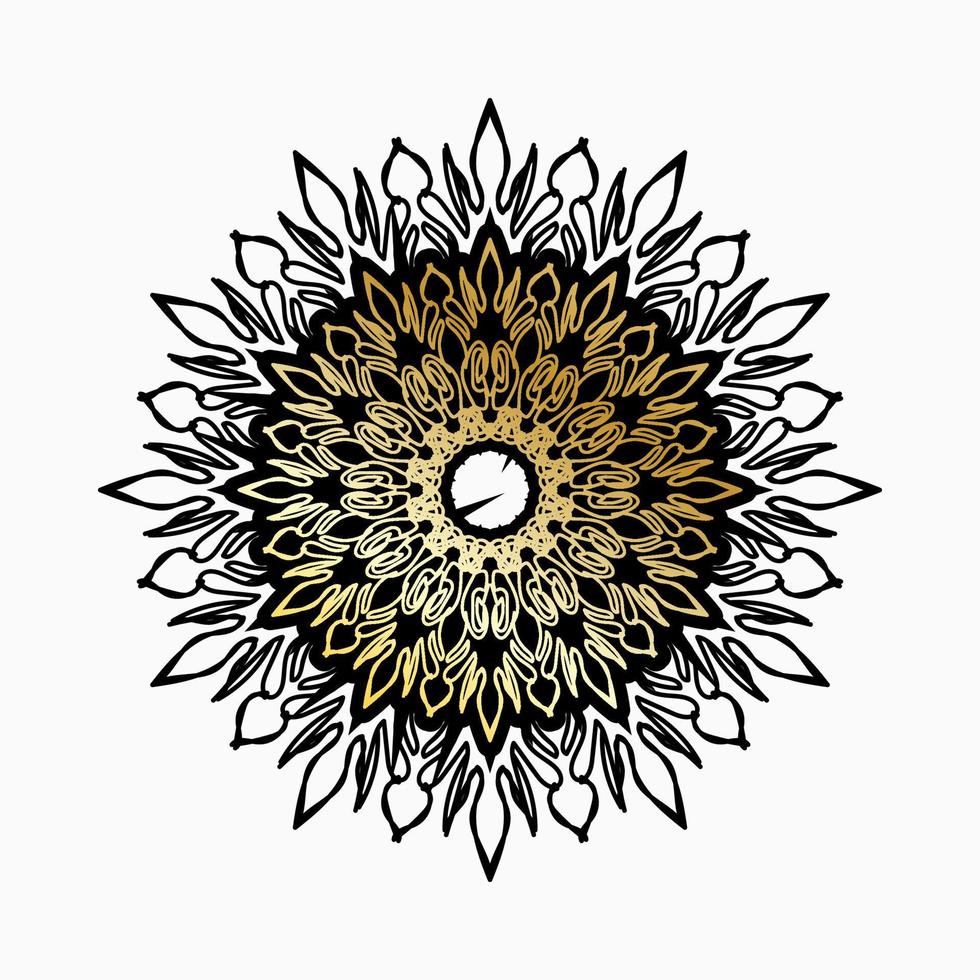 diseño de mandala indio ornamental de lujo vector