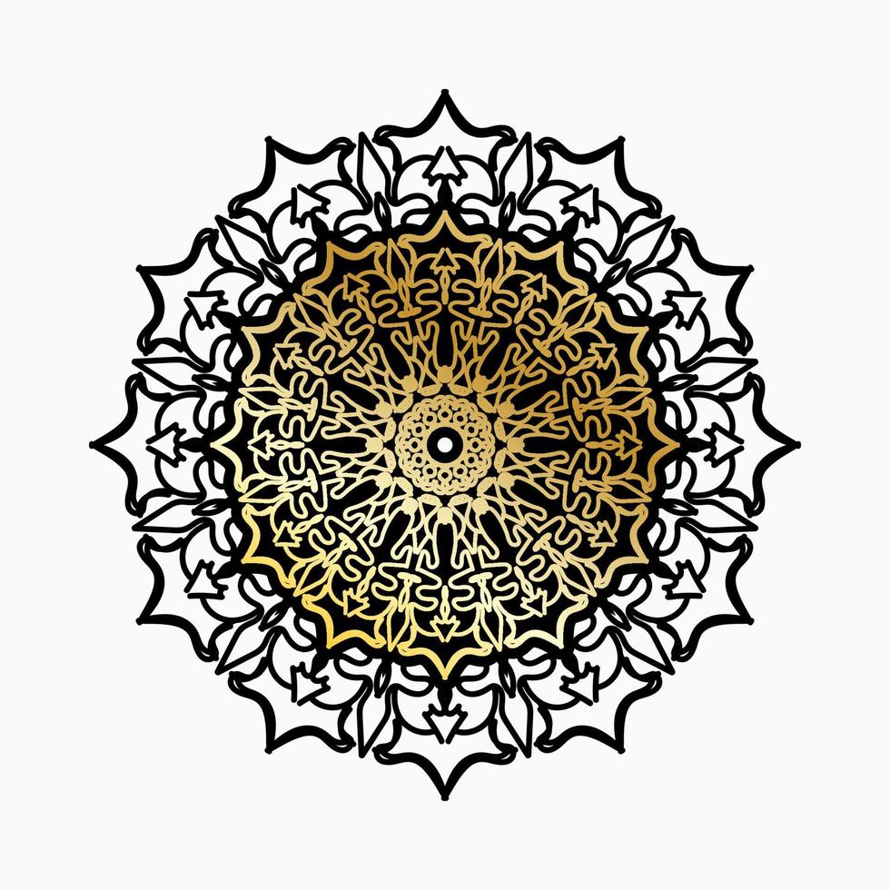 diseño de mandala indio ornamental de lujo vector