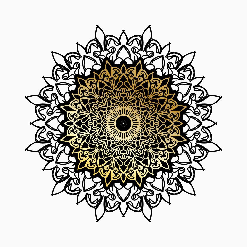 diseño de mandala indio ornamental de lujo vector