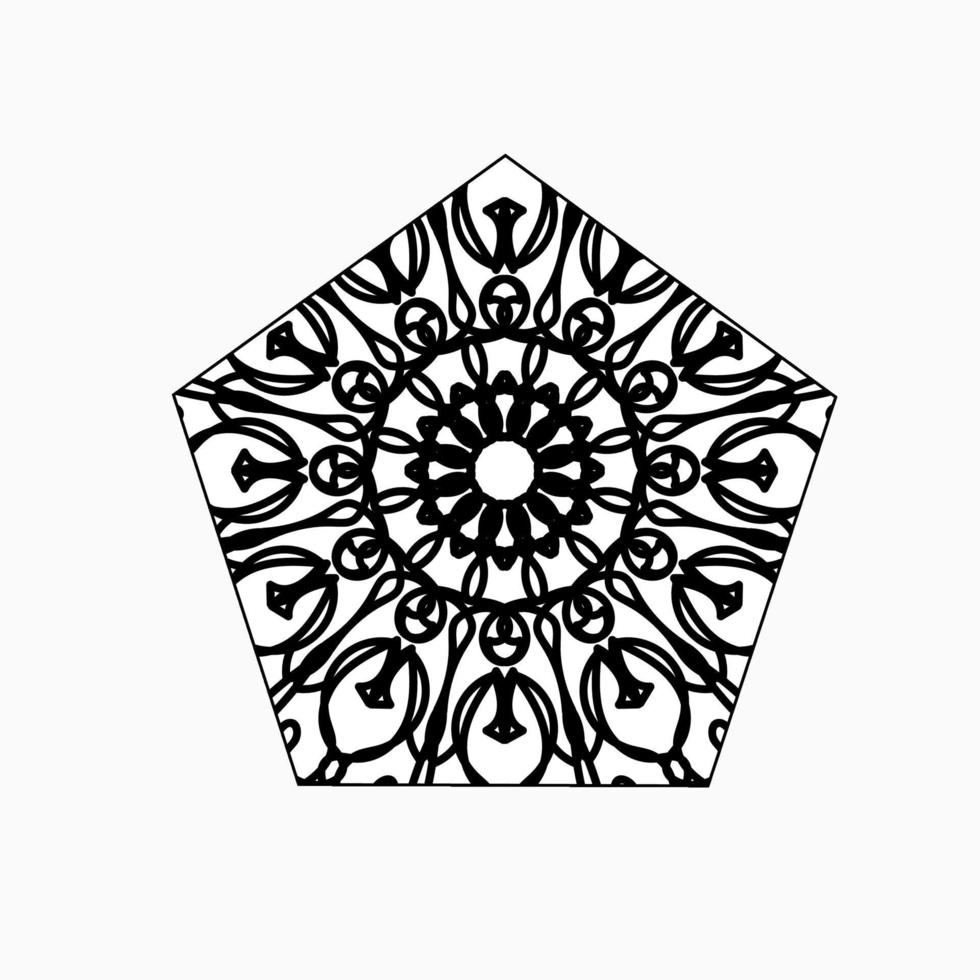 decorative concept abstract mandala illustration. vector