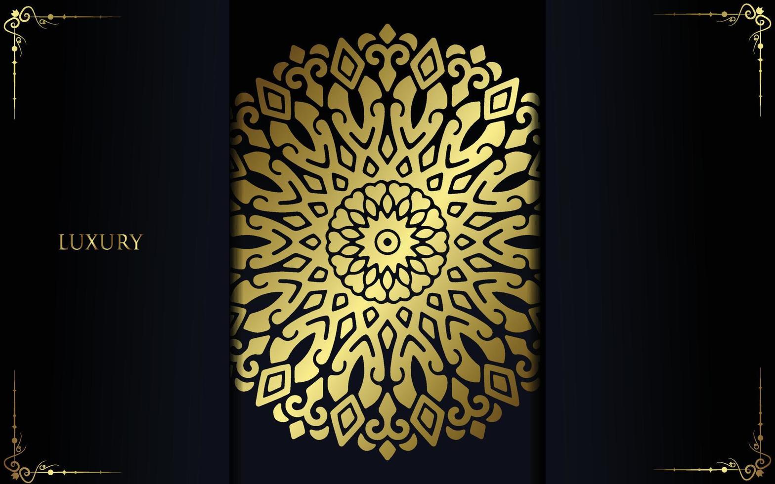 Luxury ornamental mandala background with arabic islamic east pattern style vector