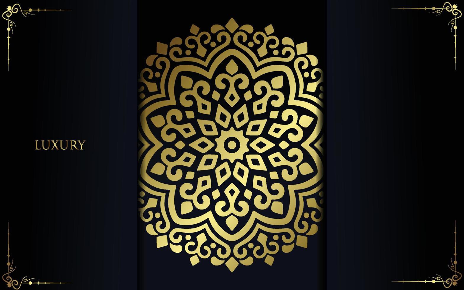 Luxury ornamental mandala background with arabic islamic east pattern style vector