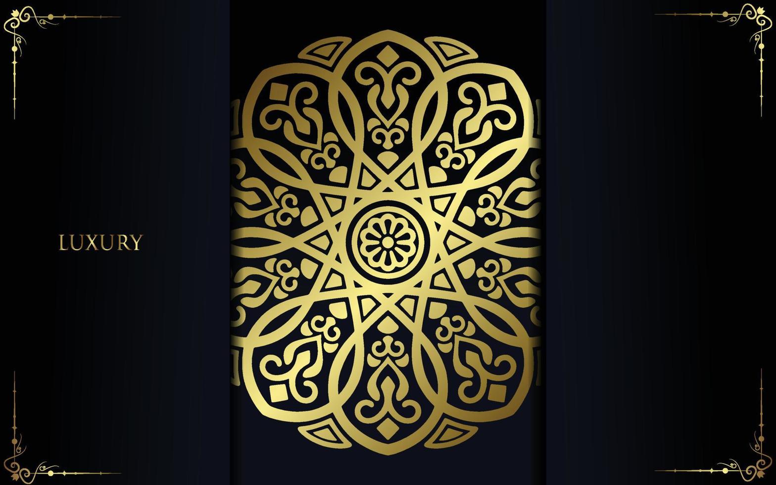 Luxury ornamental mandala background with arabic islamic east pattern style vector