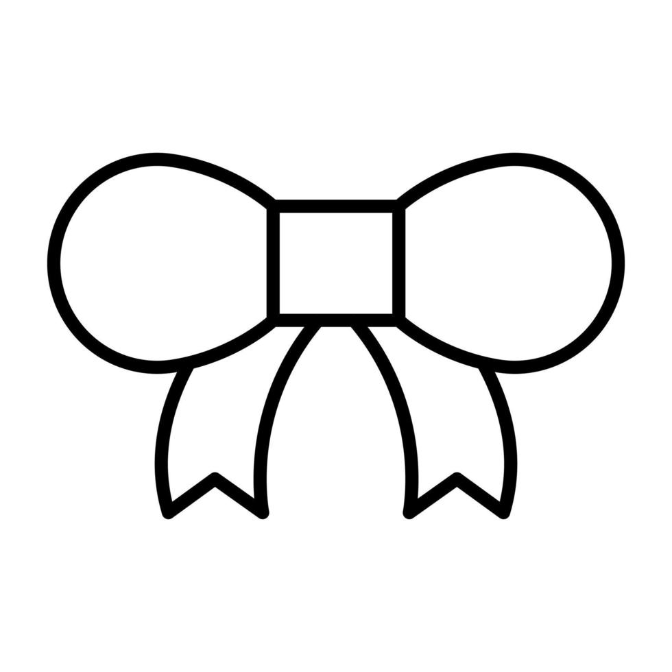 Bow Line Icon vector