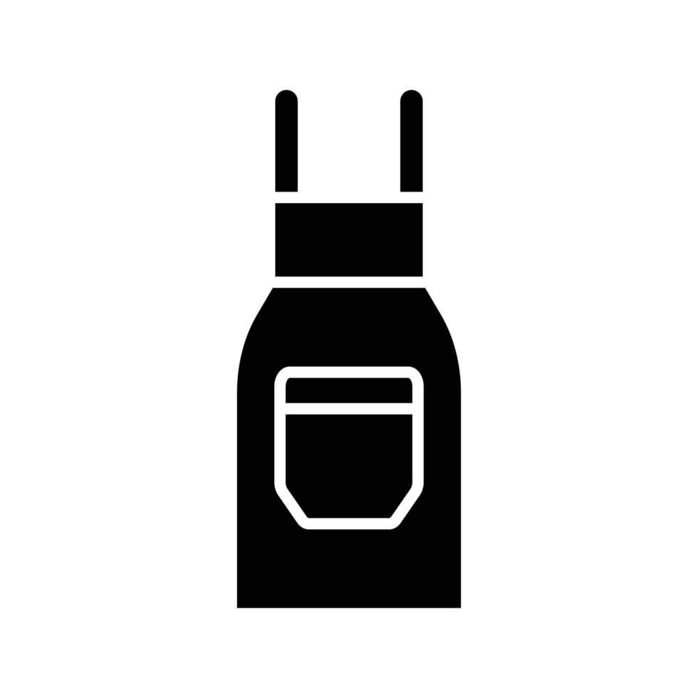 Apron Glyph Icon vector