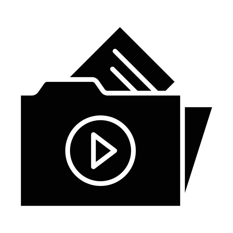 Archive Glyph Icon vector