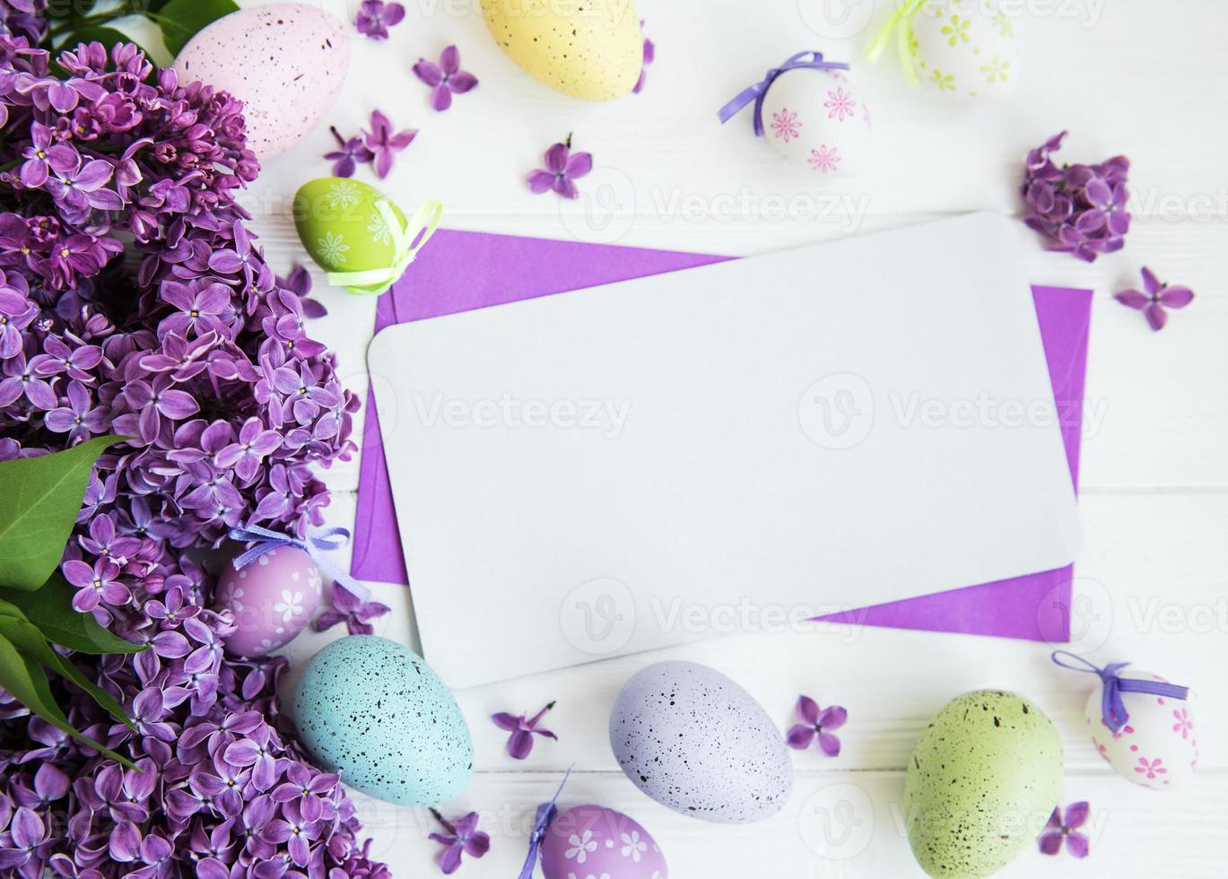 Easter greeting card photo