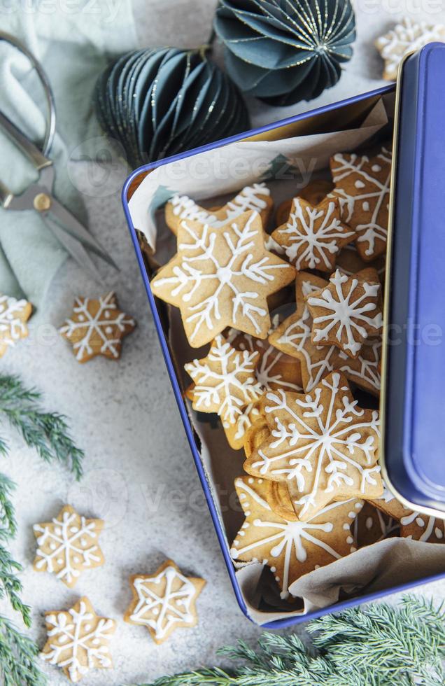 Homemade Christmas cookies photo