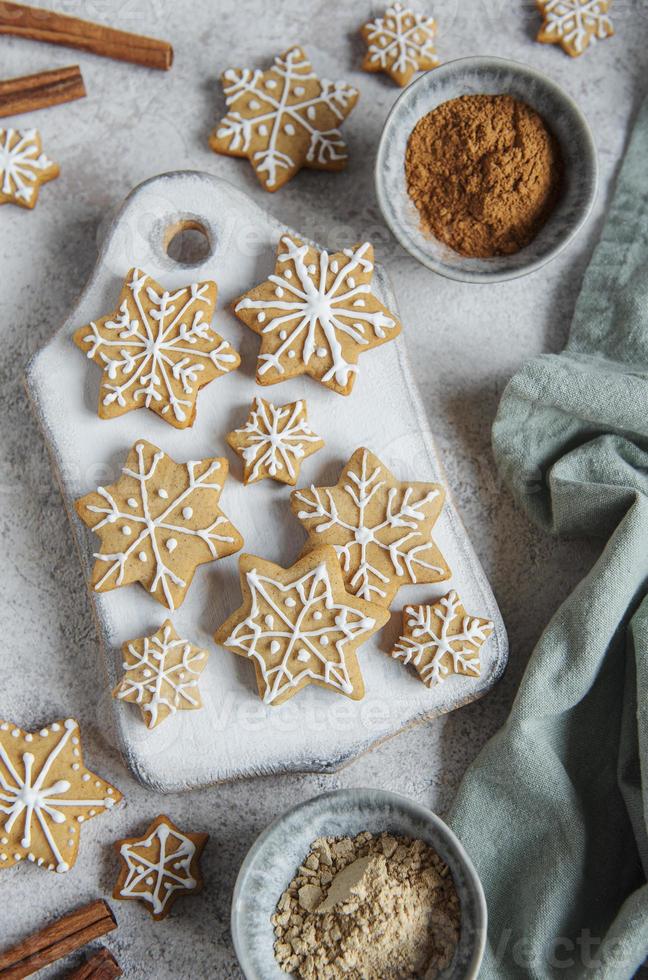 Homemade Christmas cookies photo