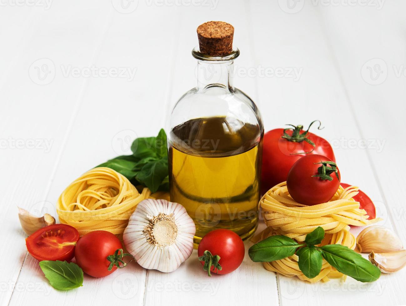 ingredientes de comida italiana foto