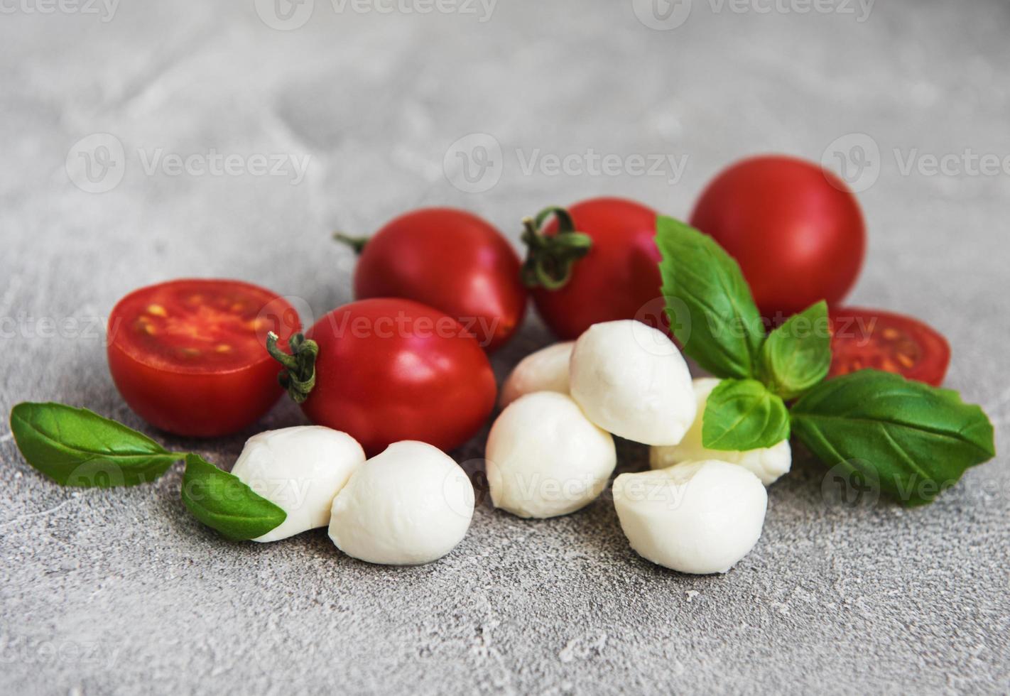 ingredientes de comida italiana foto