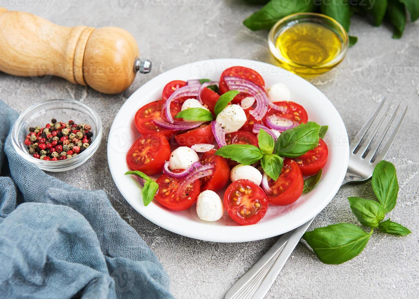 ensalada caprese italiana foto