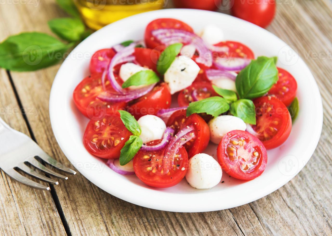 ensalada caprese italiana foto