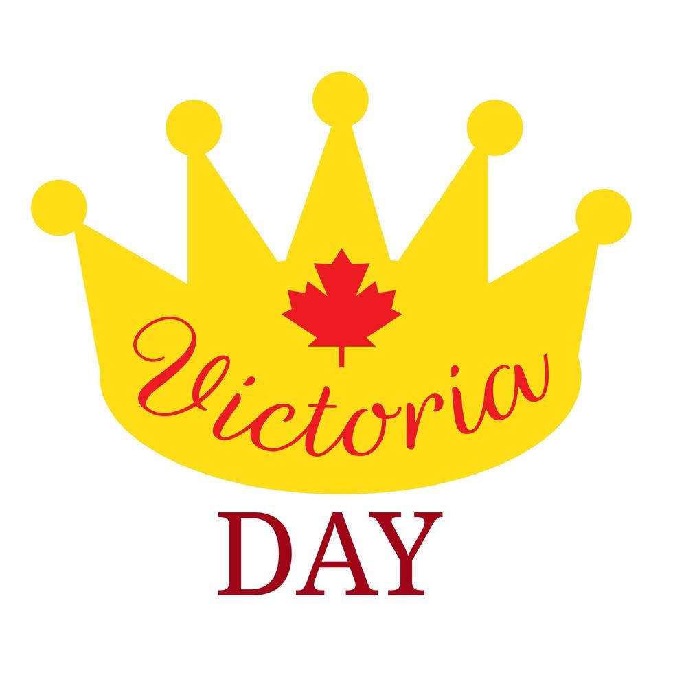 Happy Victoria Day Sticker vector