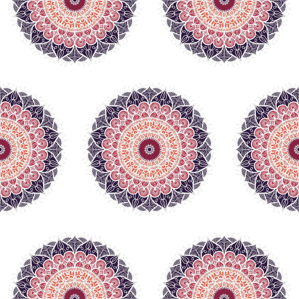 Mandala Seamless Pattern vector