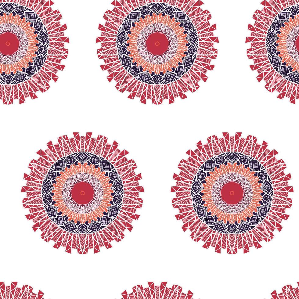 Mandala Seamless Pattern vector