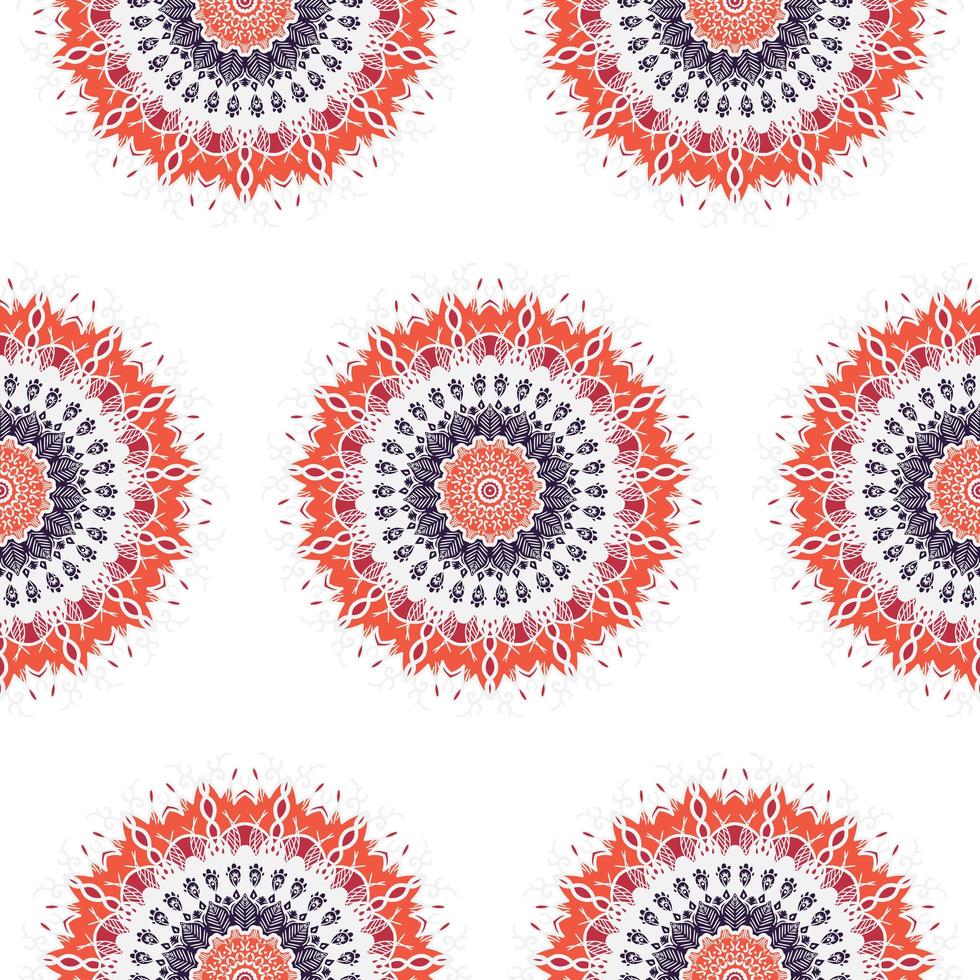 Mandala Seamless Pattern vector