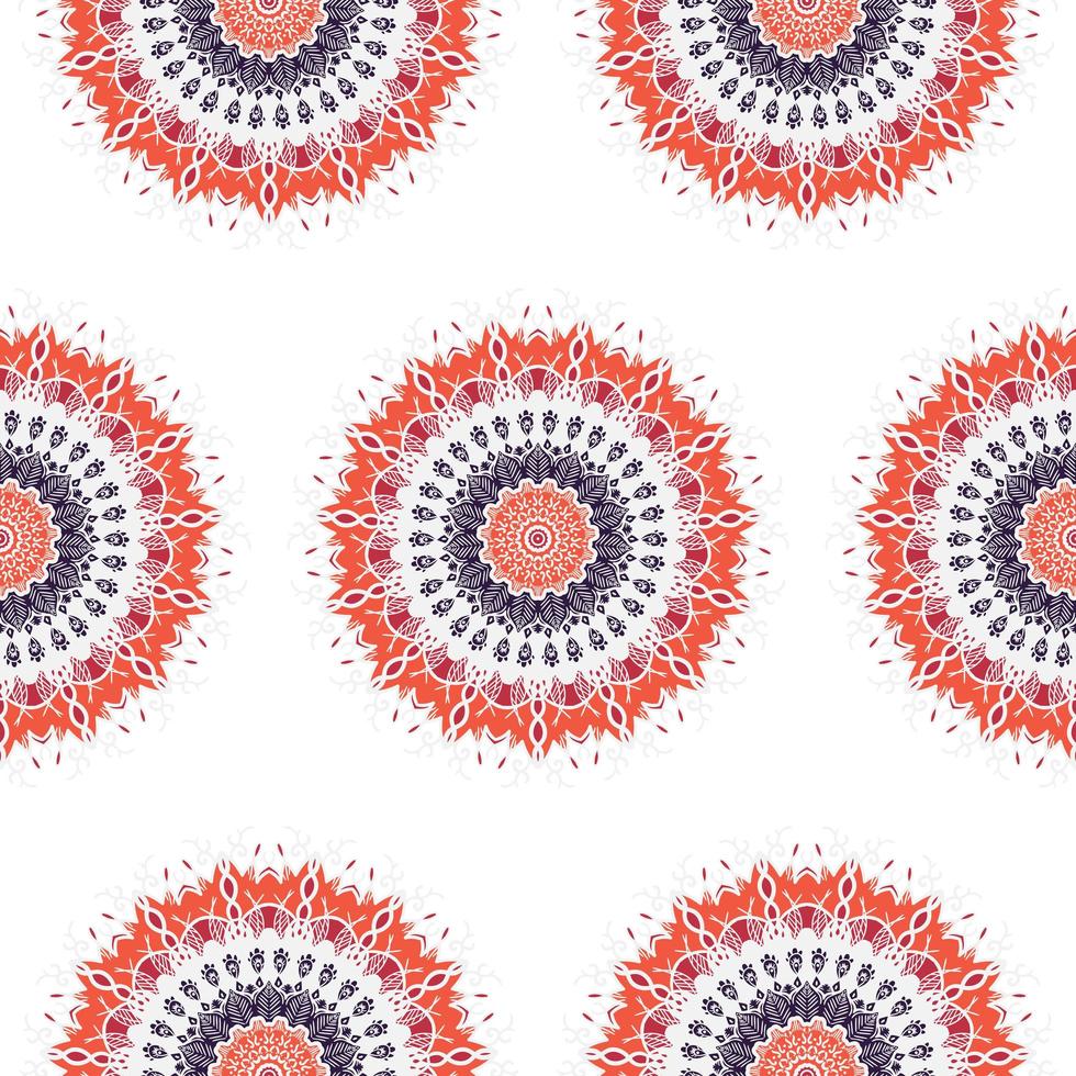 Mandala Seamless Pattern vector