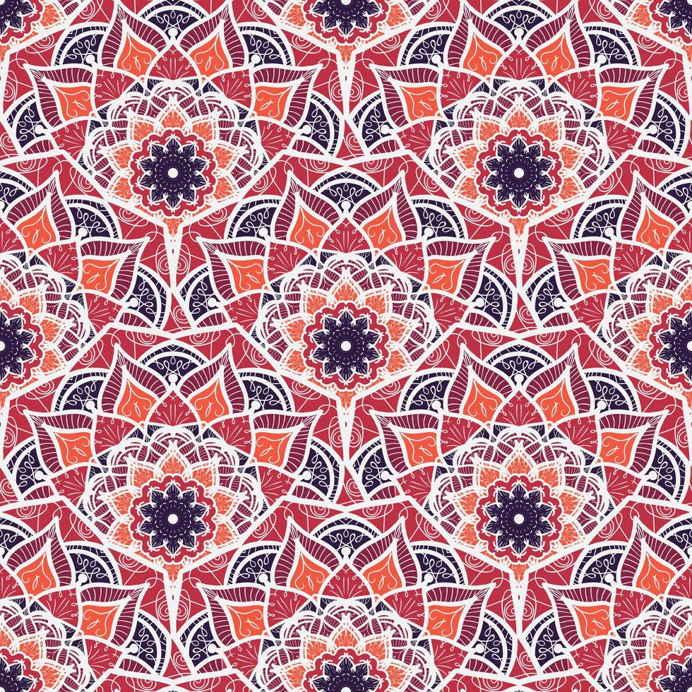 Mandala Seamless Pattern vector