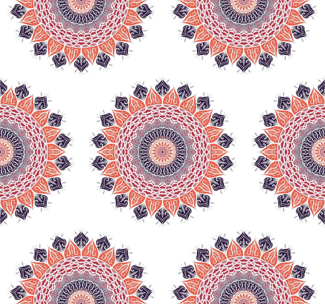 Mandala Seamless Pattern vector