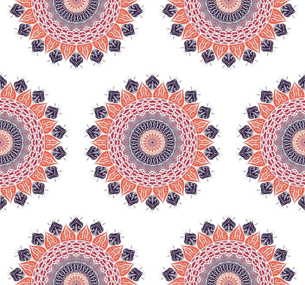 Mandala Seamless Pattern vector