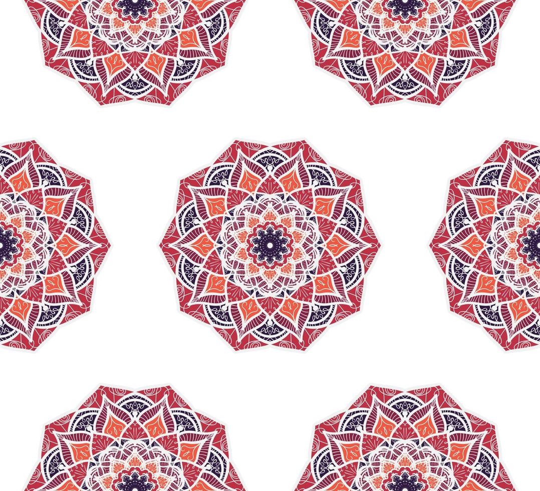 Mandala Seamless Pattern vector
