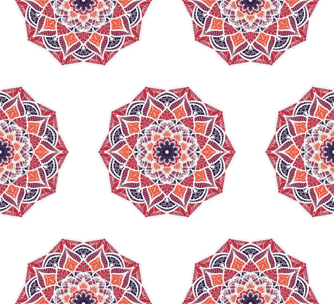 Mandala Seamless Pattern vector