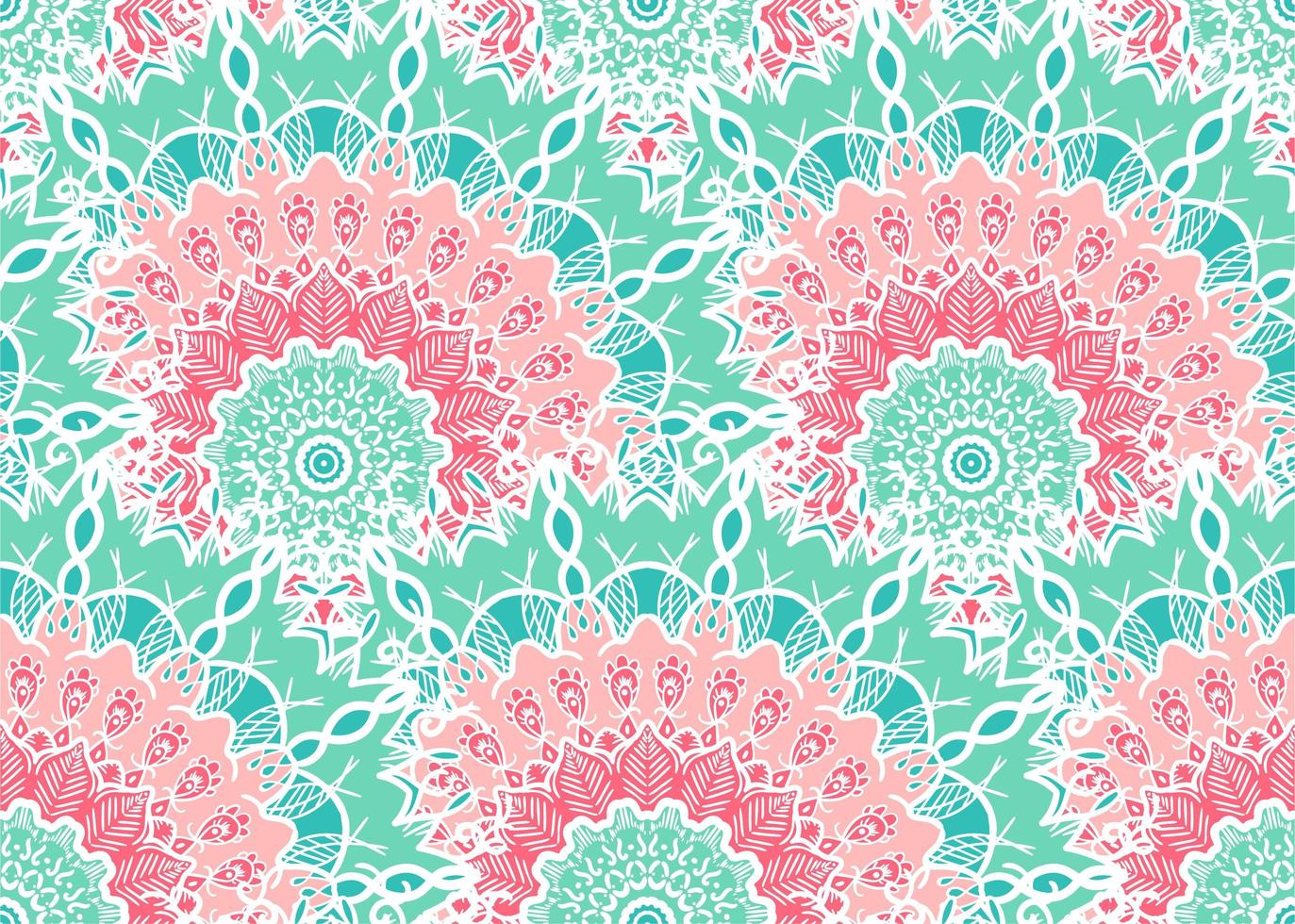 Mandala Seamless Pattern vector