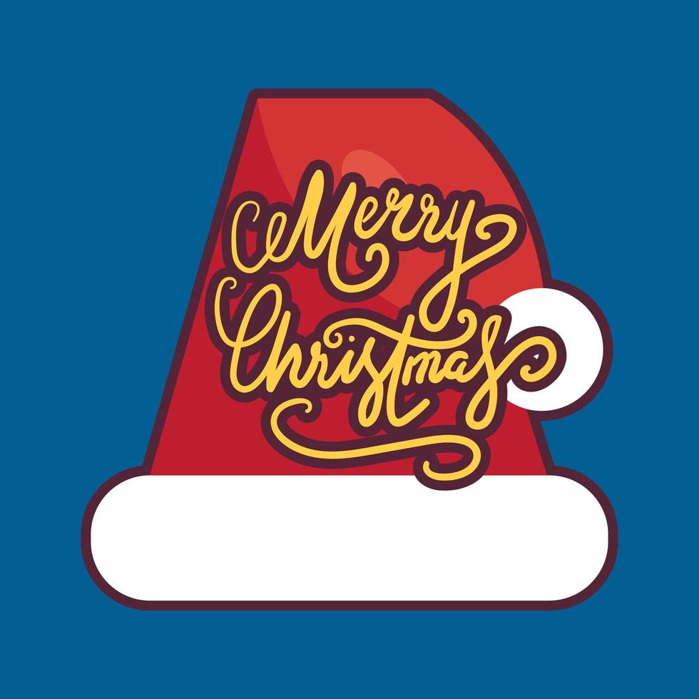 Merry Christmas and Happy New Year vector
